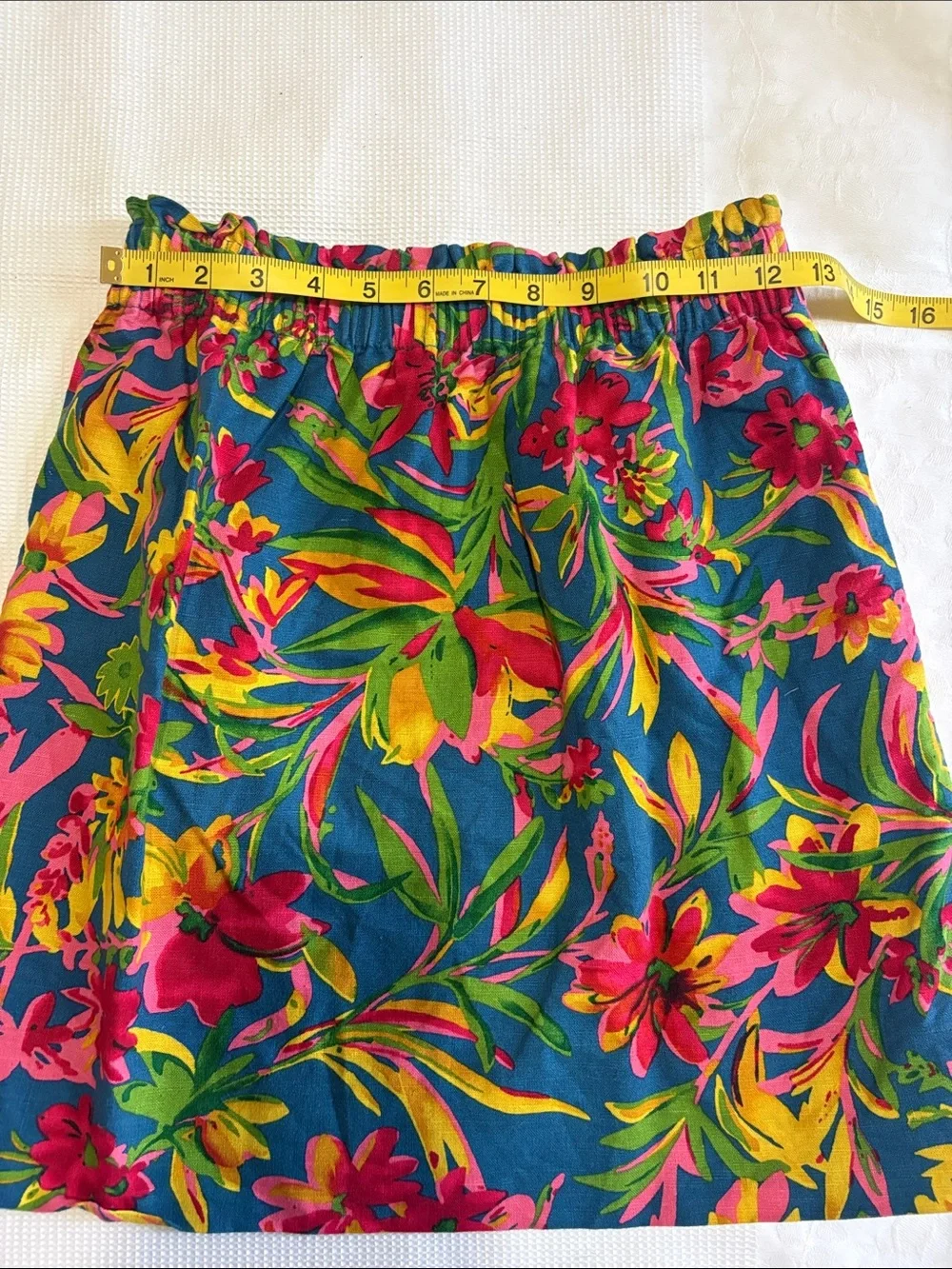 J CREW LINEN BLEND SKIRT